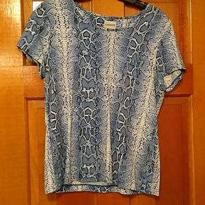 sexy print chico's top size 1